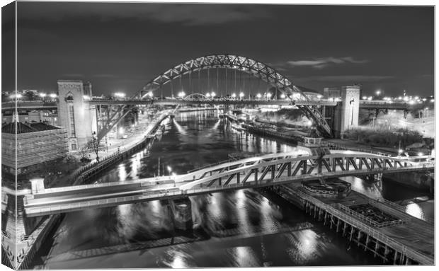 Bridges of the Toon Canvas Print by Naylor's Photography