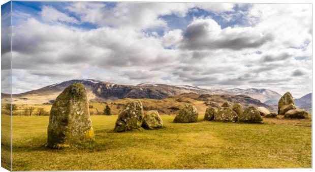 The Castlerigg Stone Circle Canvas Print by Naylor's Photography