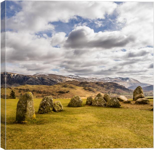 The Castlerigg Stone Circle 2 Canvas Print by Naylor's Photography