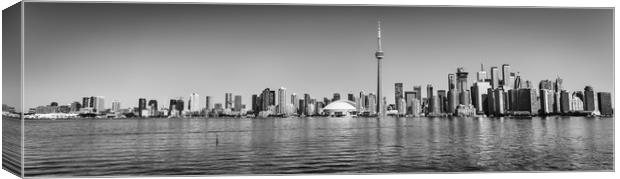 Toronto Harbour Panorama  Canvas Print by Naylor's Photography