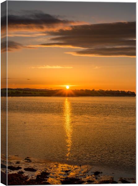 Photos of Northumberland - Budle Bay Canvas Print by Naylor's Photography