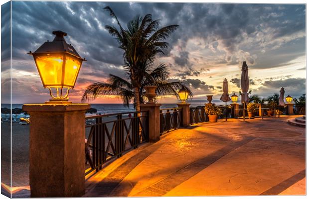 Sunset Boulevard Canvas Print by Naylor's Photography