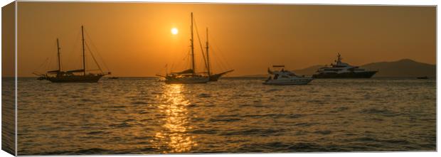 Mykonos Paradise Canvas Print by Naylor's Photography