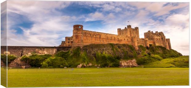 Bamburgh Beautiful Castle Canvas Print by Naylor's Photography