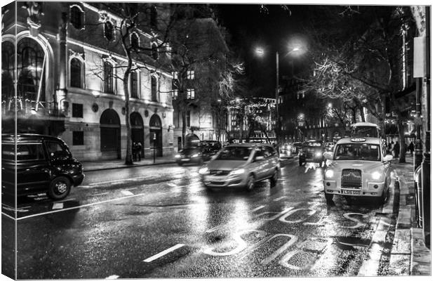 London at night Canvas Print by Naylor's Photography