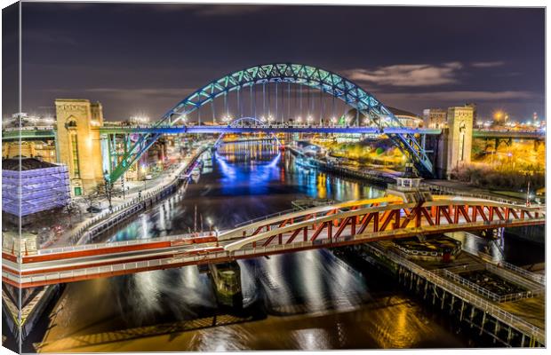 Night at the Toon Canvas Print by Naylor's Photography