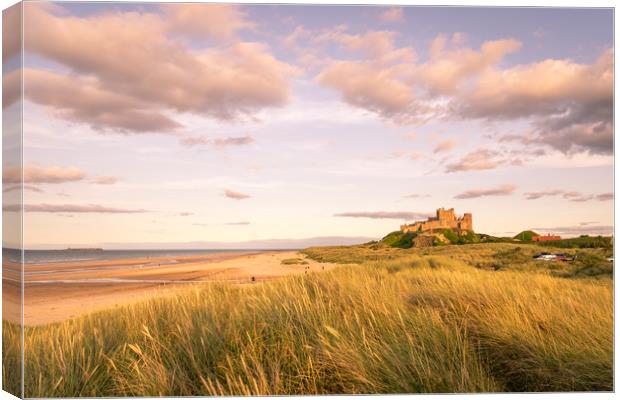 Bamburgh Castle Historic site Canvas Print by Naylor's Photography