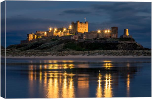 Twilight at the Castle Canvas Print by Naylor's Photography