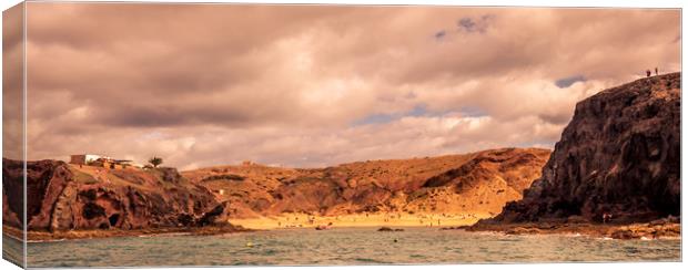 The mouth of Papagayo beach Canvas Print by Naylor's Photography
