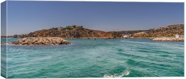 The Algarve by boat Canvas Print by Naylor's Photography
