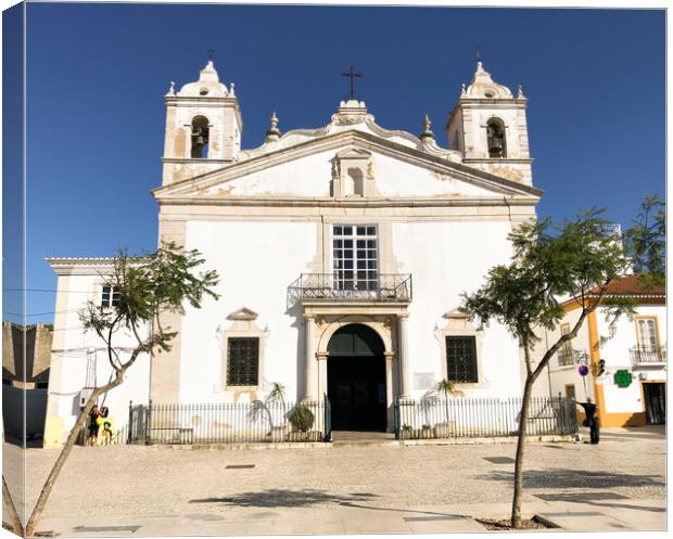 The Igreja Matriz de Santa Maria Canvas Print by Naylor's Photography