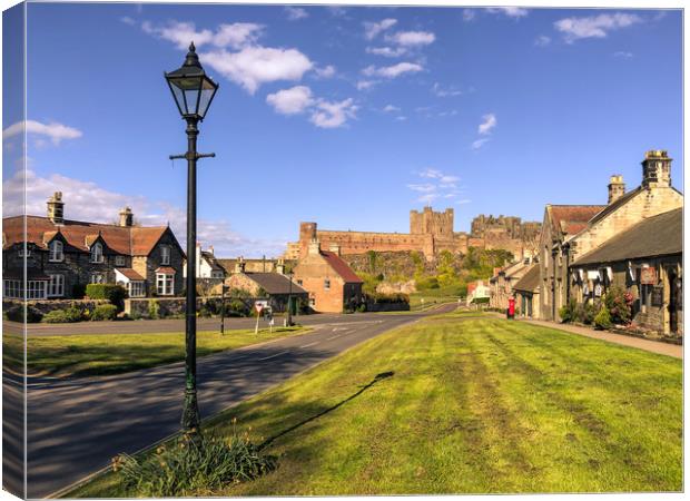 Quiet and peaceful Bamburgh village Canvas Print by Naylor's Photography