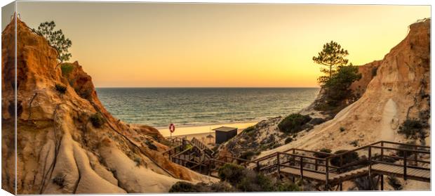 This beach is Epic Canvas Print by Naylor's Photography