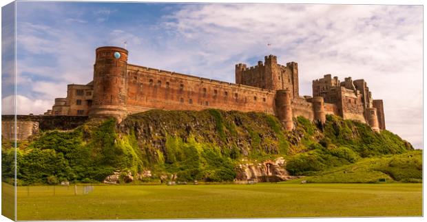 Beautiful day in Bamburgh Canvas Print by Naylor's Photography