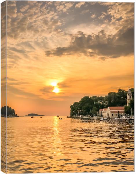 Portrait of Cavtat  Canvas Print by Naylor's Photography
