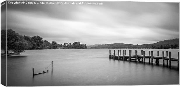 Coniston Water Canvas Print by Colin & Linda McKie