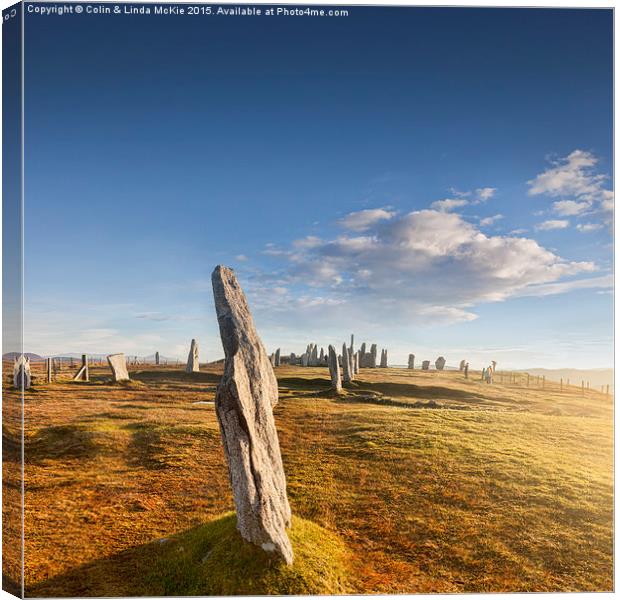 Standing Stones of Callanish Canvas Print by Colin & Linda McKie