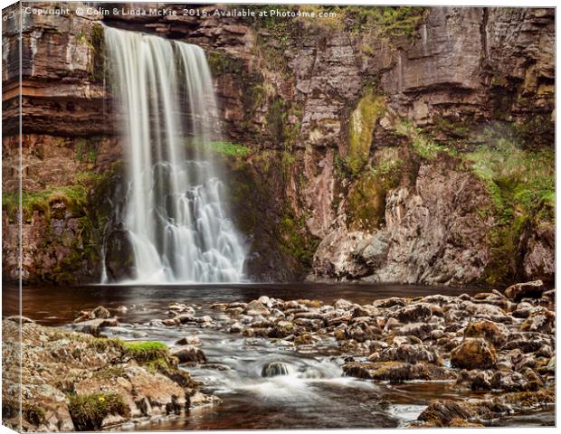 Thornton Force, Yorkshire Dales Canvas Print by Colin & Linda McKie
