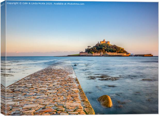 St Michael's Mount, Cornwall Canvas Print by Colin & Linda McKie
