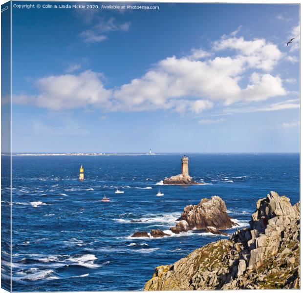 Pointe du Raz, Brittany, France Canvas Print by Colin & Linda McKie