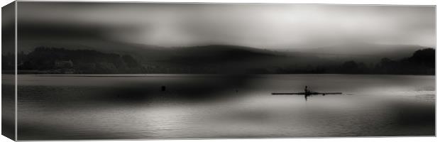 HL0002P - The Oarsman - Panorama Canvas Print by Robin Cunningham