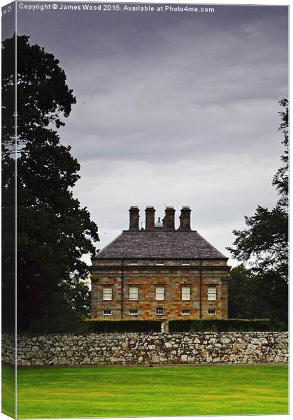  Kinross House Canvas Print by James Wood