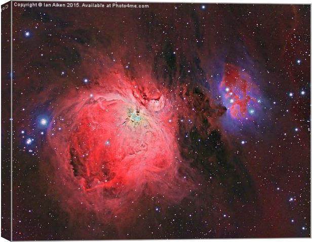  Messier 42 The Great Orion Nebula Canvas Print by Ian Aiken