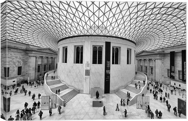  The British Museum London Classic View Canvas Print by Ann McGrath
