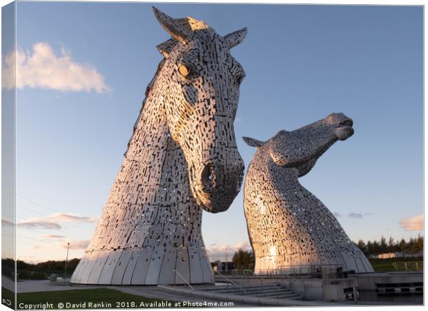 The Kelpies, Helix park , Falkirk Canvas Print by Photogold Prints