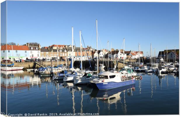 Anstruther harbour , Fife , Scotland Canvas Print by Photogold Prints