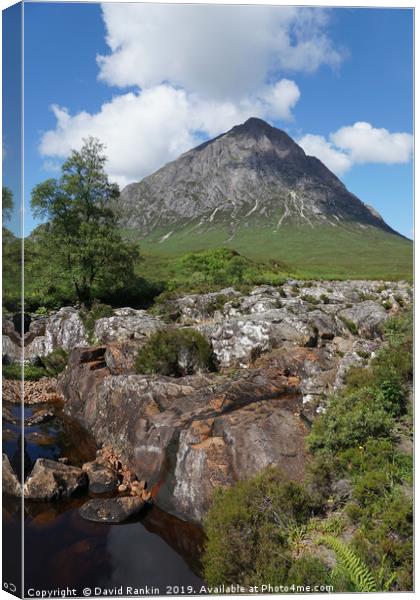 Buachaille Etive Mor, Glen Coe , the Highlands of  Canvas Print by Photogold Prints