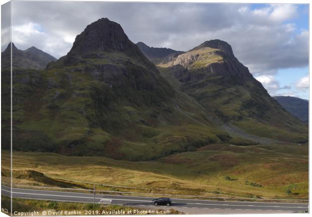 the Paps of Glencoe in the Highlands of Scotland Canvas Print by Photogold Prints