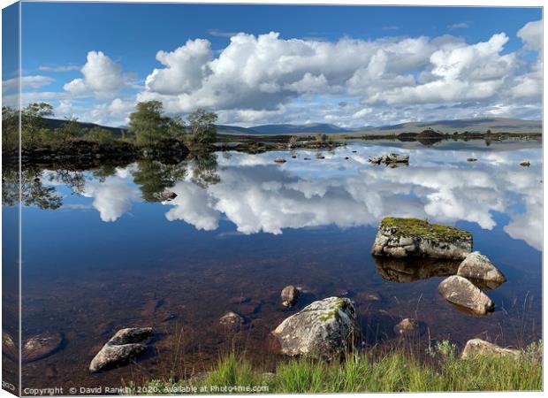 Lochan na h-Achlaise ( Gaelic for Loch of the Armp Canvas Print by Photogold Prints