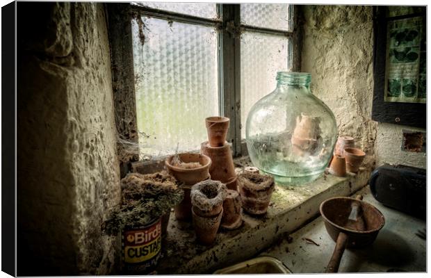The Old Potting Shed Canvas Print by John Baker