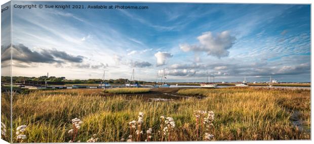 Ashlett Creek  Canvas Print by Sue Knight