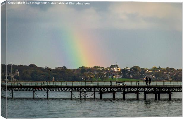  Rainbow's End Canvas Print by Sue Knight