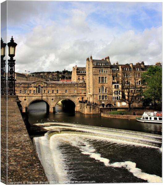 Pulteney Bridge Canvas Print by Stephen Hamer