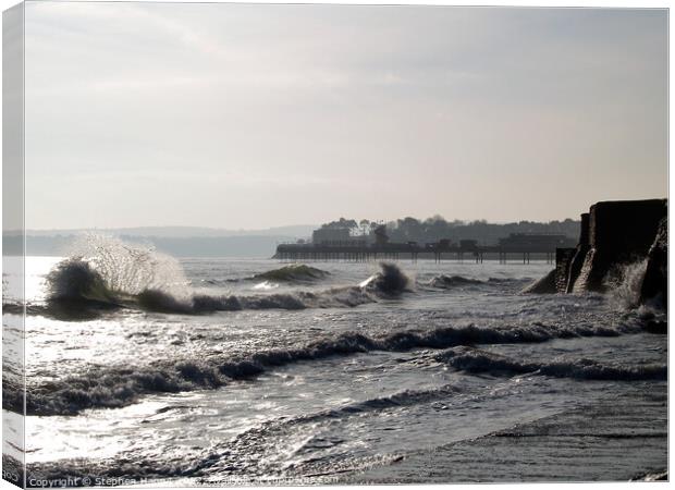 Majestic Oceanic Symphony Canvas Print by Stephen Hamer