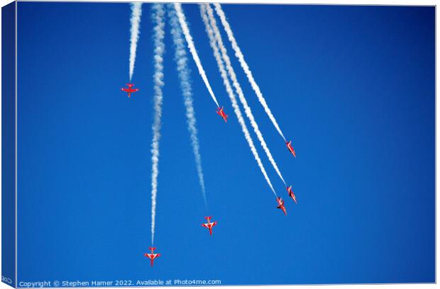 Aerial Symphony Canvas Print by Stephen Hamer