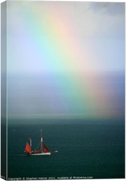 Rainbow Chaser Canvas Print by Stephen Hamer