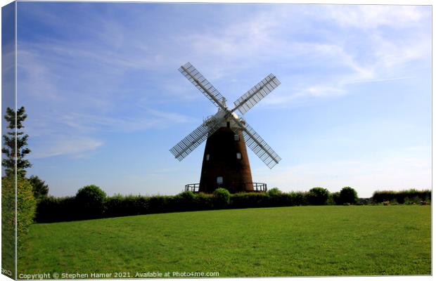 Thaxted Windmill Canvas Print by Stephen Hamer