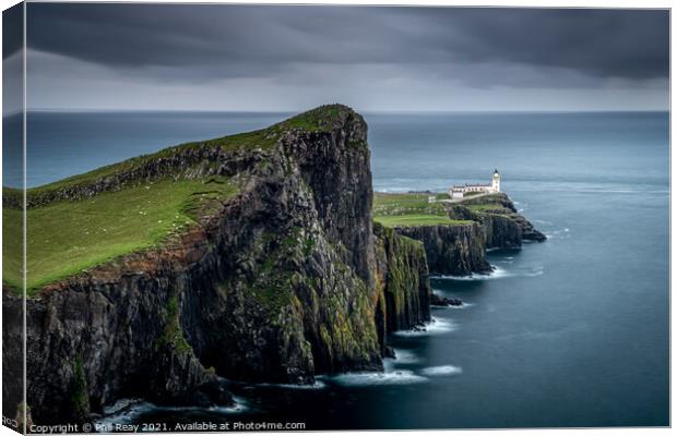 Neist Point Lighthouse Canvas Print by Phil Reay