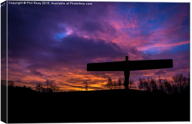  Sunrise at the Angel Canvas Print by Phil Reay