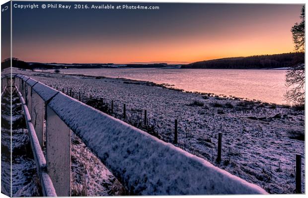 Sunrise at Derwent  Canvas Print by Phil Reay