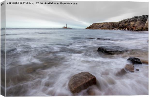 St Mary`s Island Canvas Print by Phil Reay