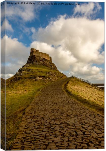 Lindisfarne Castle Canvas Print by Phil Reay