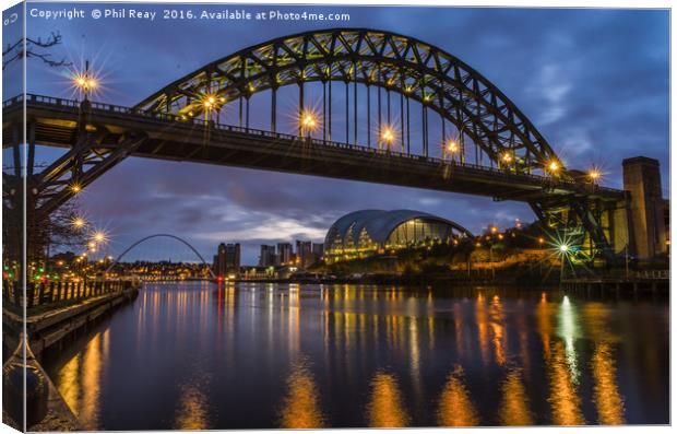 River Tyne Canvas Print by Phil Reay