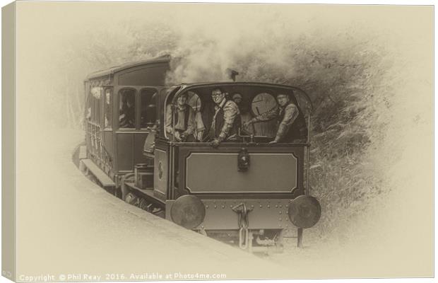 Full steam ahead! Canvas Print by Phil Reay