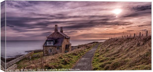The Bathing House Canvas Print by Phil Reay