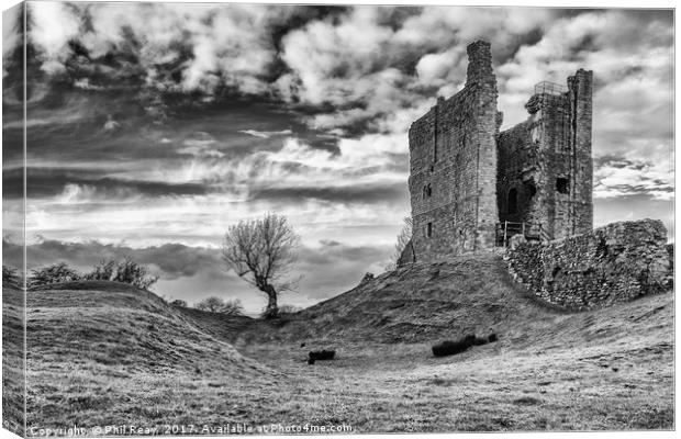 Brough Castle, Cumbria.  Canvas Print by Phil Reay